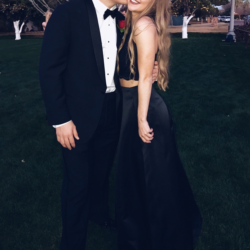 Beautiful two piece prom dress